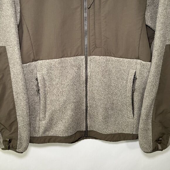 The North Face Denali Polartec Full Zip Fleece Jacket Womens Olive Taupe Medium - Picture 3 of 16